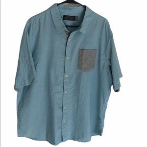 RetroFit Blue Button Down Shirt
